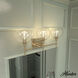 Xidane 3 Light 24 inch Alturas Gold Vanity Light Wall Light