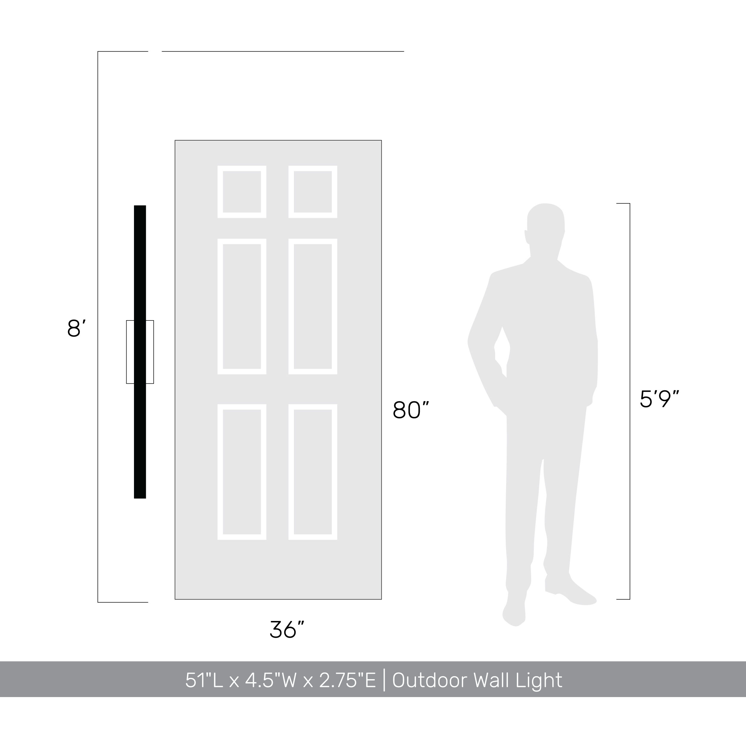 Enso LED 4.5 inch Textured Black Outdoor Wall