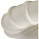 Camella 1 Light 18 inch Ivory and Antique Brass Flush Mount Ceiling Light, Small
