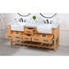 Clement 72 X 22 X 34.13 inch Natural Wood Bathroom Vanity Cabinet