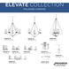 Elevate 4 Light 34.5 inch Polished Chrome Bath Vanity Wall Light, Design Series