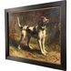 Limier Briquet Hound Brown and Green and White Framed Art