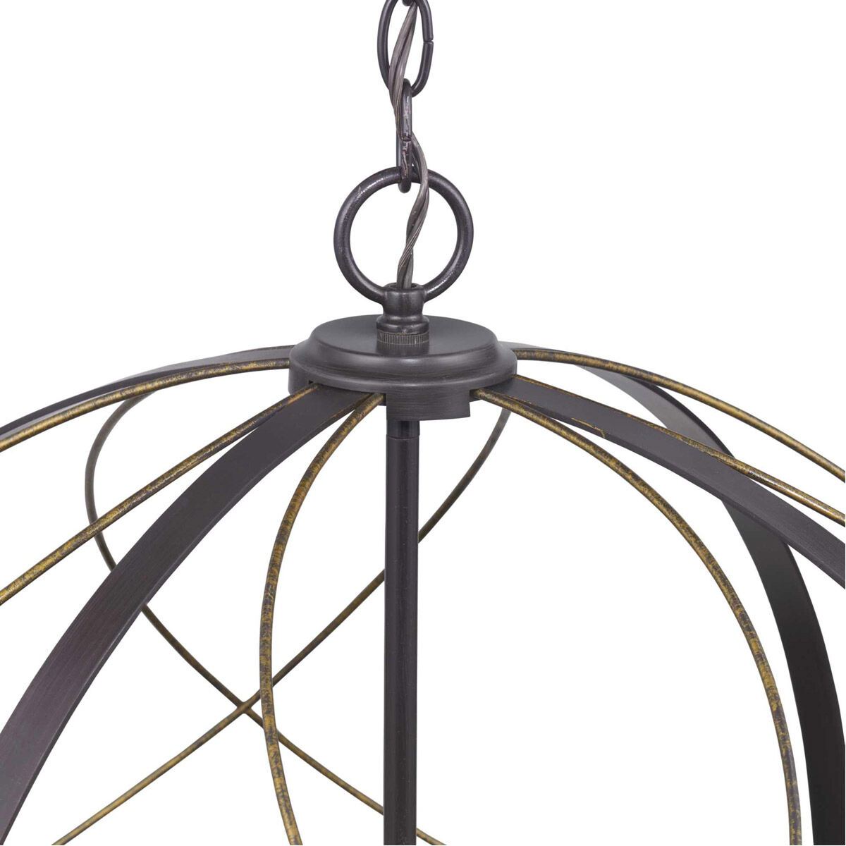 Gerald Ave 6 Light 28 inch Antique Bronze Pendant Ceiling Light