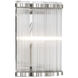 Glasbury 4 Light 23.75 inch Polished Nickel Vanity Light Wall Light