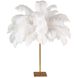 Josephine 32 inch 60.00 watt Gold Leaf Table Lamp Portable Light