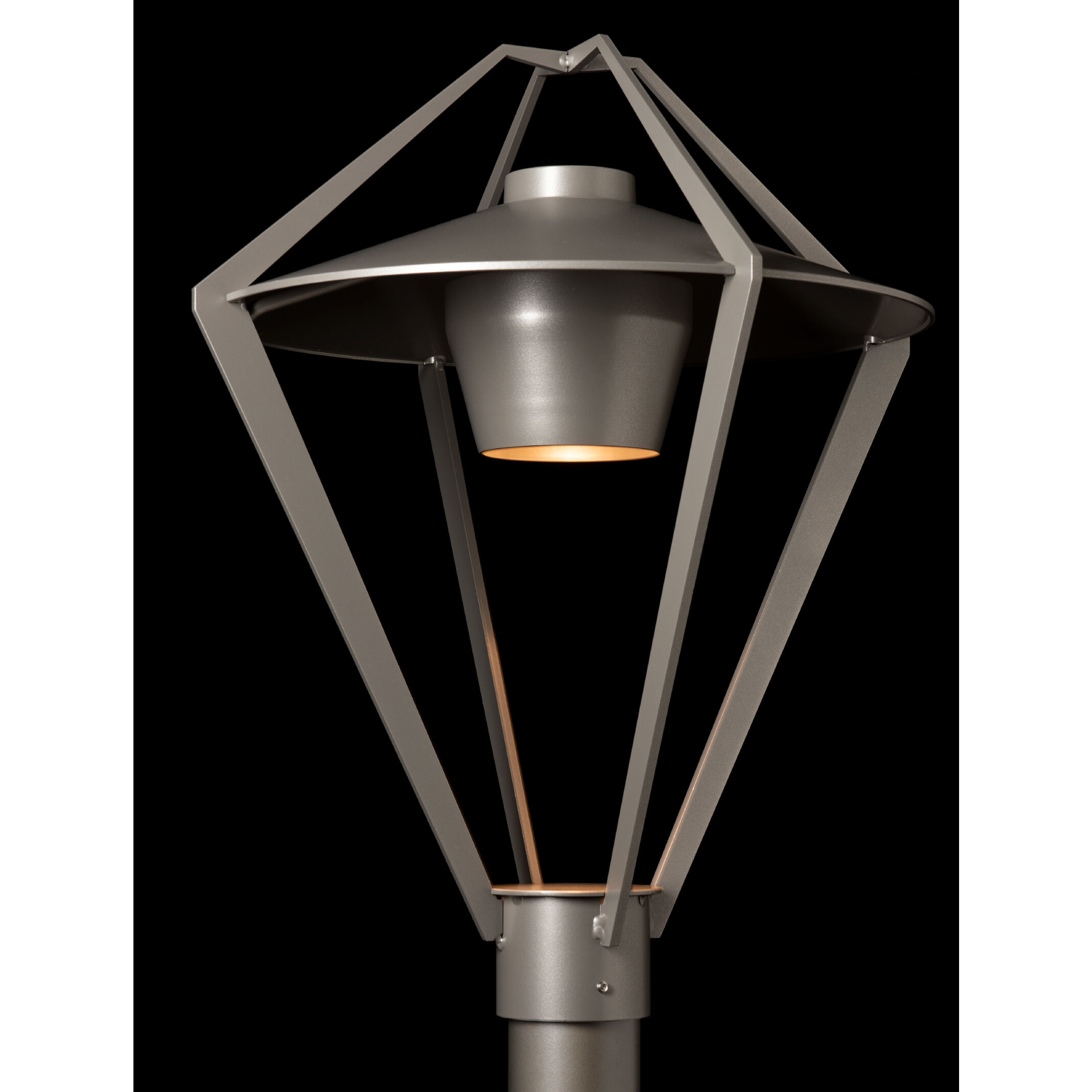 Stellar 1 Light 22.4 inch Coastal Burnished Steel Post Light