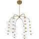 Bollavino LED 34 inch Legacy Brass Chandelier Ceiling Light