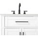 Virginia 60 X 35 inch White Bathroom Vanity Cabinet