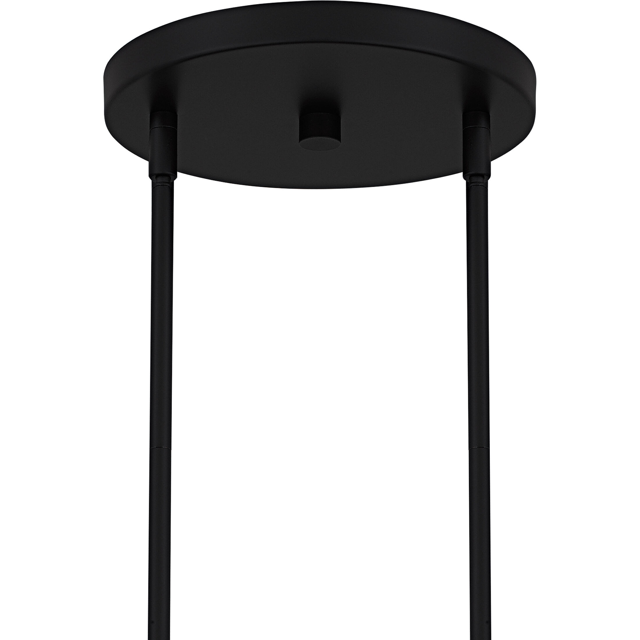 Viscount 9 Light 36 inch Matte Black Chandelier Ceiling Light