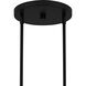 Viscount 9 Light 36 inch Matte Black Chandelier Ceiling Light