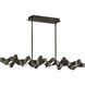 Stitch LED 42 inch Painted Black Oxide Chandelier Ceiling Light
