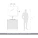 Remy Vanity Wall Light in Pewter