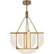 Anders 24.5 inch Vintage Brass Chandelier Ceiling Light