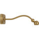 C&M by Chapman & Myers Lamont 8 watt 24 inch Burnished Brass Picture Light Wall Light