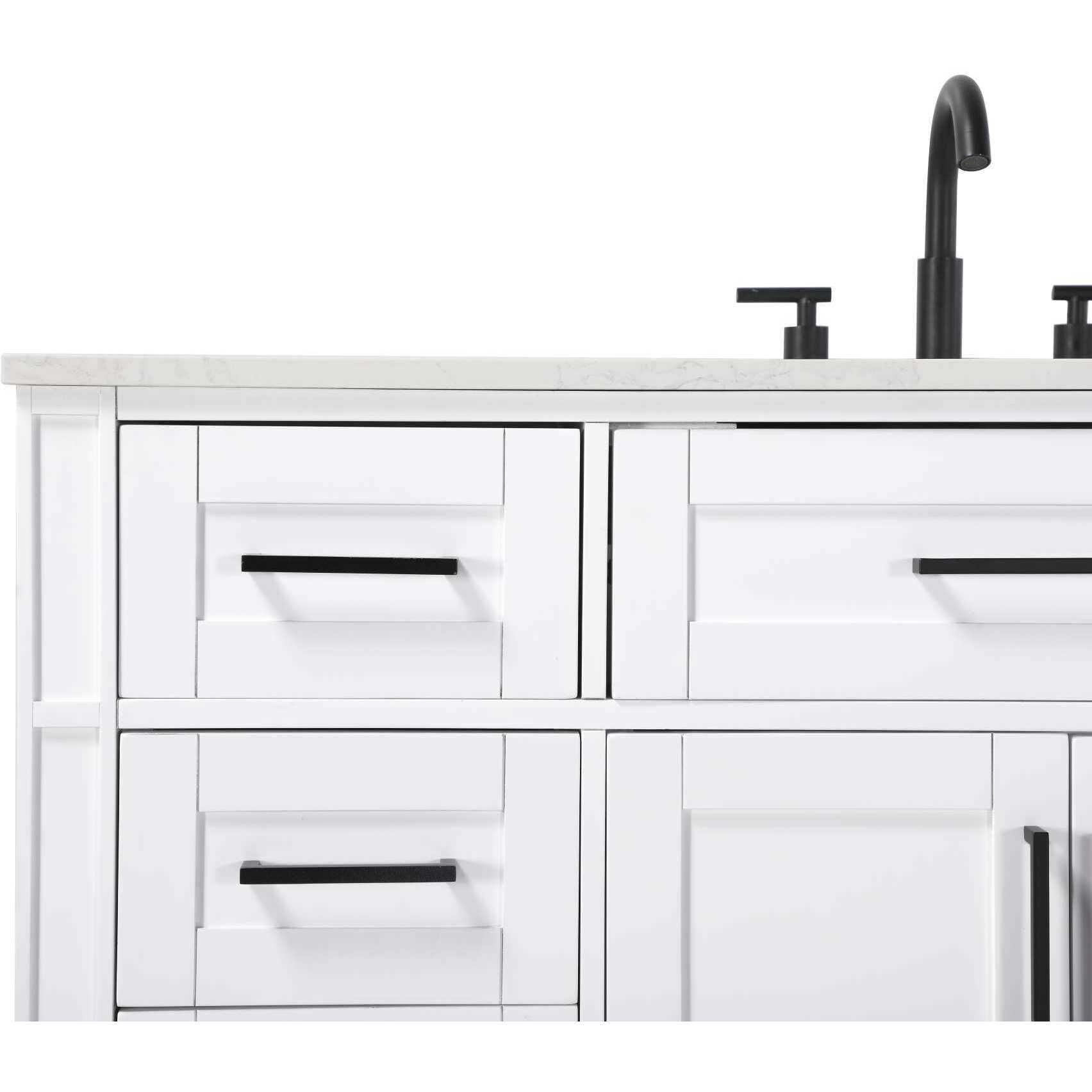 Virginia 84 X 35 inch White Bathroom Vanity Cabinet