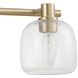 Valentina 4 Light 30 inch Champagne Gold Vanity Light Wall Light