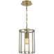 Saville 1 Light 8 inch Brass Pendant Ceiling Light