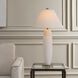 Brinsley 33 inch 150 watt Ivory and Antique Brass Table Lamp Portable Light
