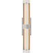 Lauren Rottet Fascio LED 4.25 inch Polished Nickel Sconce Wall Light