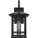 Harley 1 Light 15 inch Black Outdoor Wall Sconce