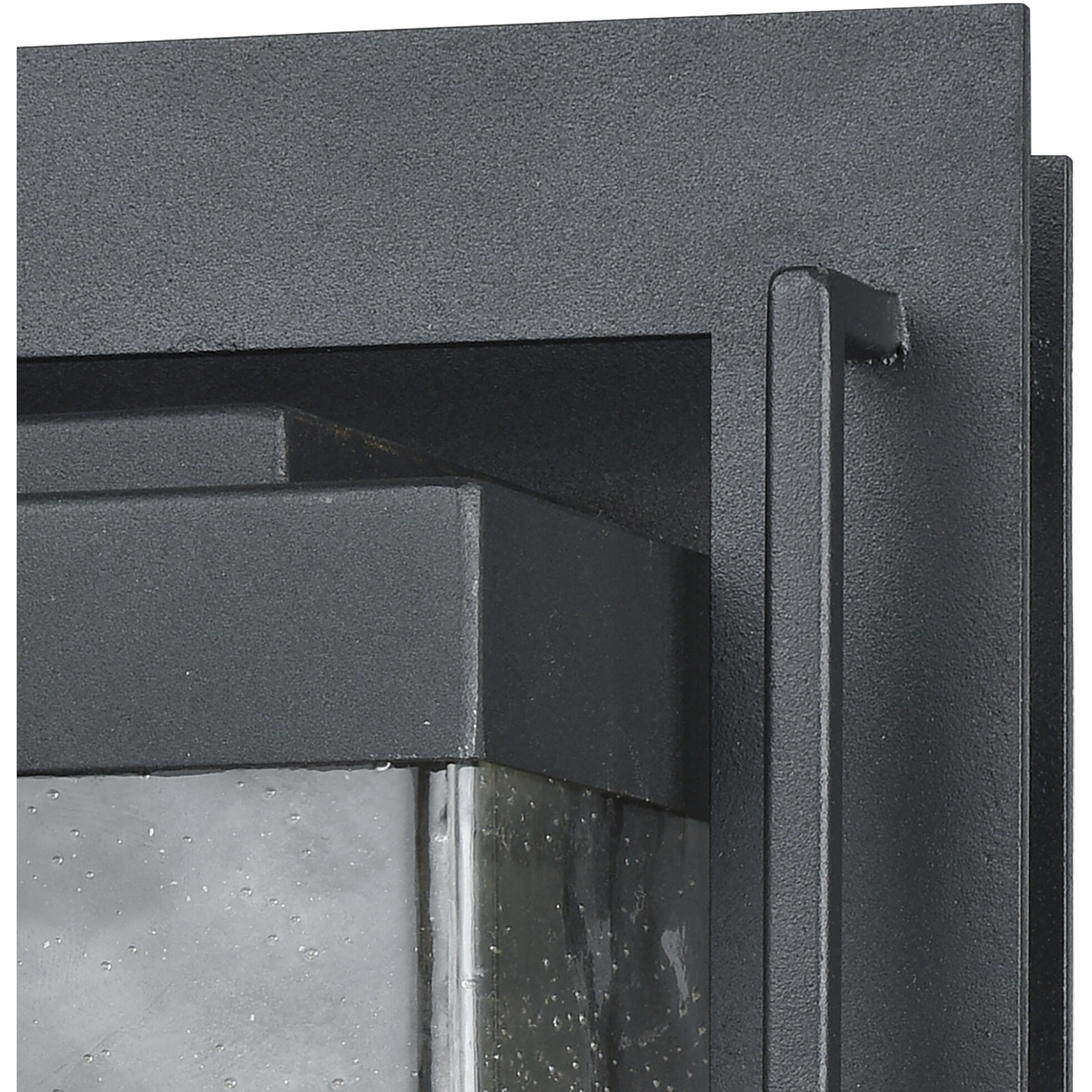 Overton 1 Light 12 inch Matte Black Outdoor Wall Sconce