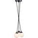 Camila LED 8.5 inch Black Down Pendant Ceiling Light