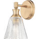 Auden 1 Light 5.75 inch Modern Gold Wall Sconce Wall Light