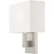 Hayworth 1 Light 11 inch Brushed Nickel ADA ADA Wall Sconce Wall Light