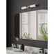 Grafton LED 24 inch Dark Matte Black Vanity Light Wall Light
