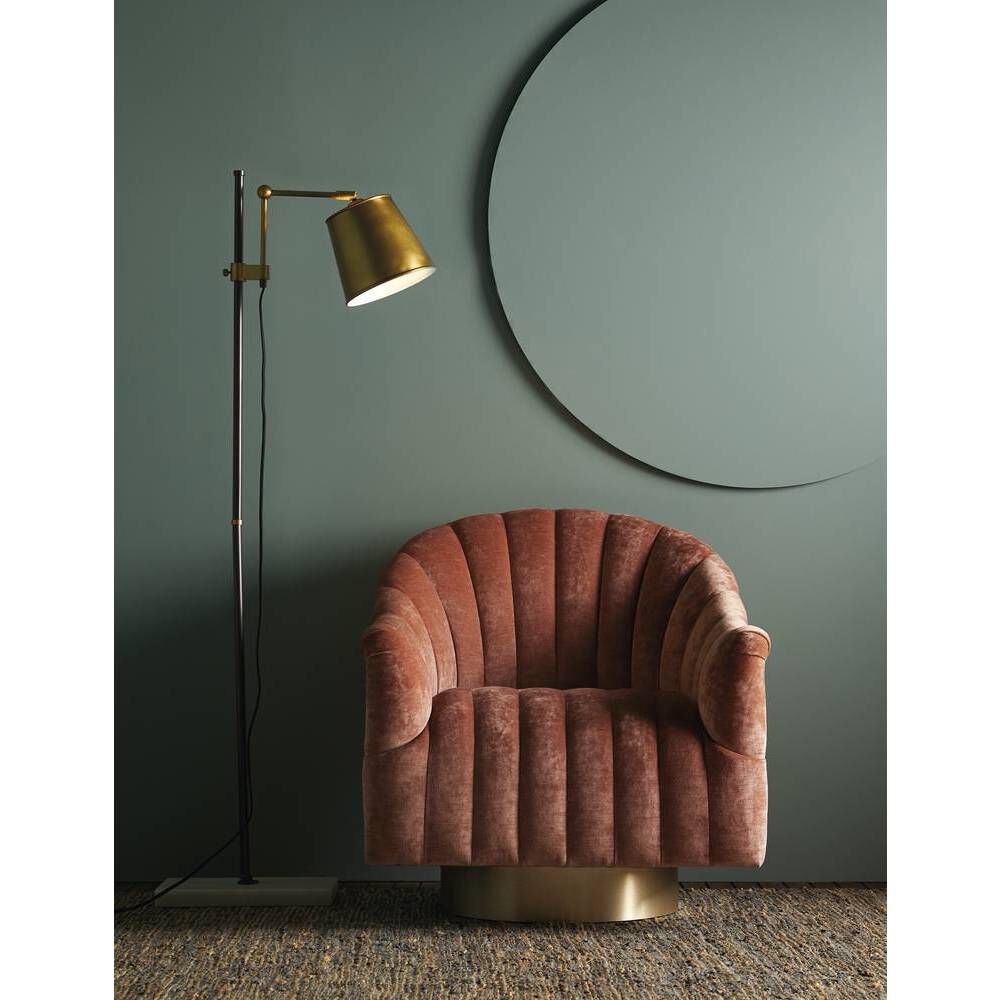 Springsteen Dusty Rose Swivel Chair