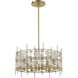 Garroway 6 Light 24 inch Aged Brass Chandelier Ceiling Light