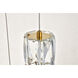 Polaris LED 24 inch Gold Chandelier Ceiling Light