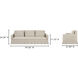 Pellicano Beige Sofa