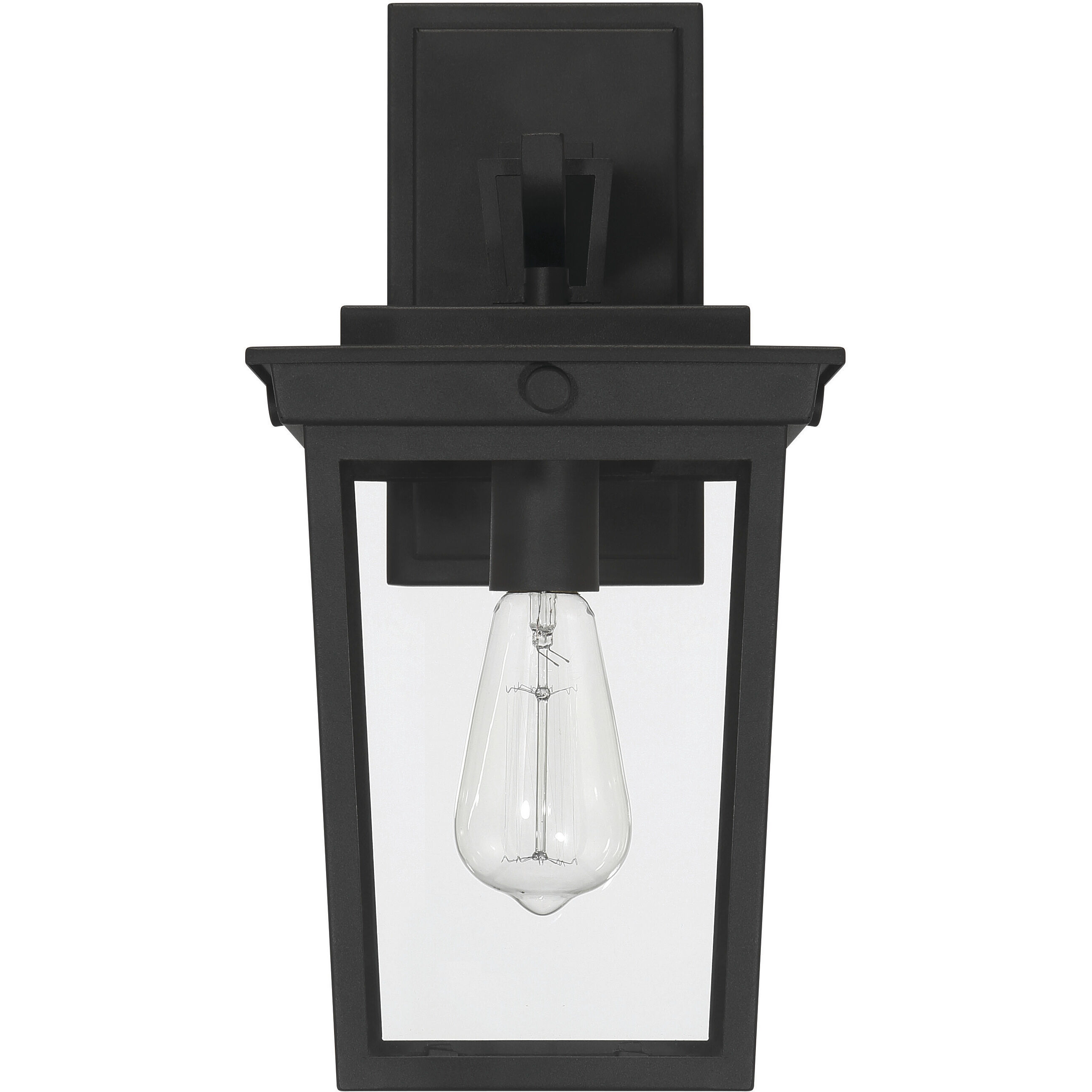 Duncan 1 Light 15.88 inch Textured Black Outdoor Wall Lantern