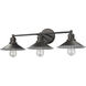 Casa 3 Light 27 inch Olde Bronze Vanity Wall Light in Olde Bronze Steel