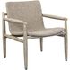 Sumba Light Gray and Cerused Wheat Outdoor Lounge Chair