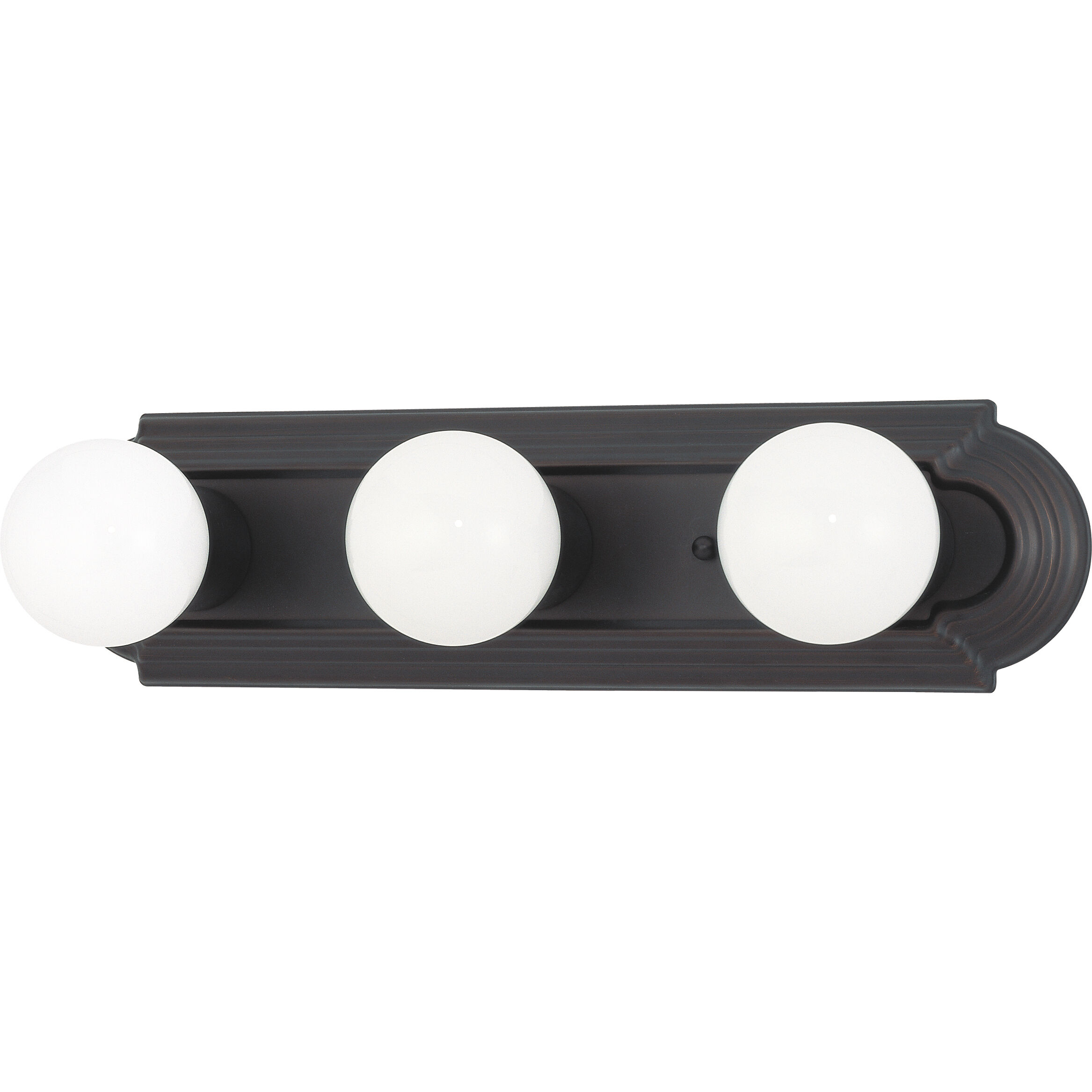 Brentwood 3 Light 18 inch Mahogany Bronze Vanity Light Wall Light