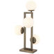 Pascal 25.79 inch 5 watt Light Brushed Brass Table Lamp Portable Light
