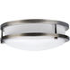 Solero II LED 16.5 inch Brushed Steel Flush Mount Ceiling Light