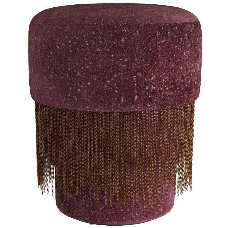 Twyla 20 inch Bordeaux Ottoman