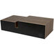 Nido 68 X 32 inch Matte Black Coffee Table