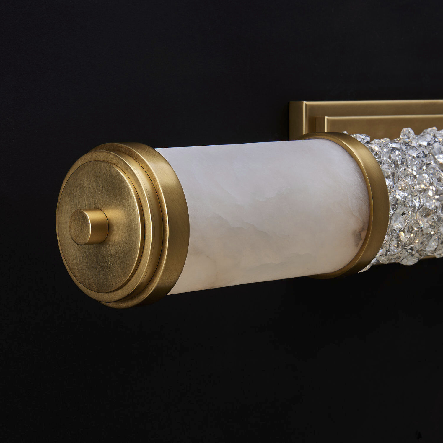 Tubo Wall Sconce Wall Light in True Brass