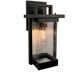 Port Charlotte LED 12.44 inch Matte Black Outdoor Wall Light