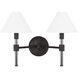 Robert 2 Light 18.5 inch Aged Iron Bath Vanity Wall Sconce Wall Light