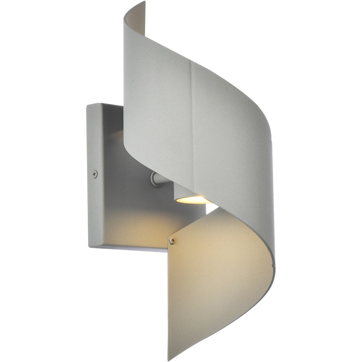 Raine 13 inch Silver Outdoor Wall Light