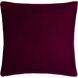 Velvet Glam 20 inch Burgundy Pillow Kit in 20 x 20, Square
