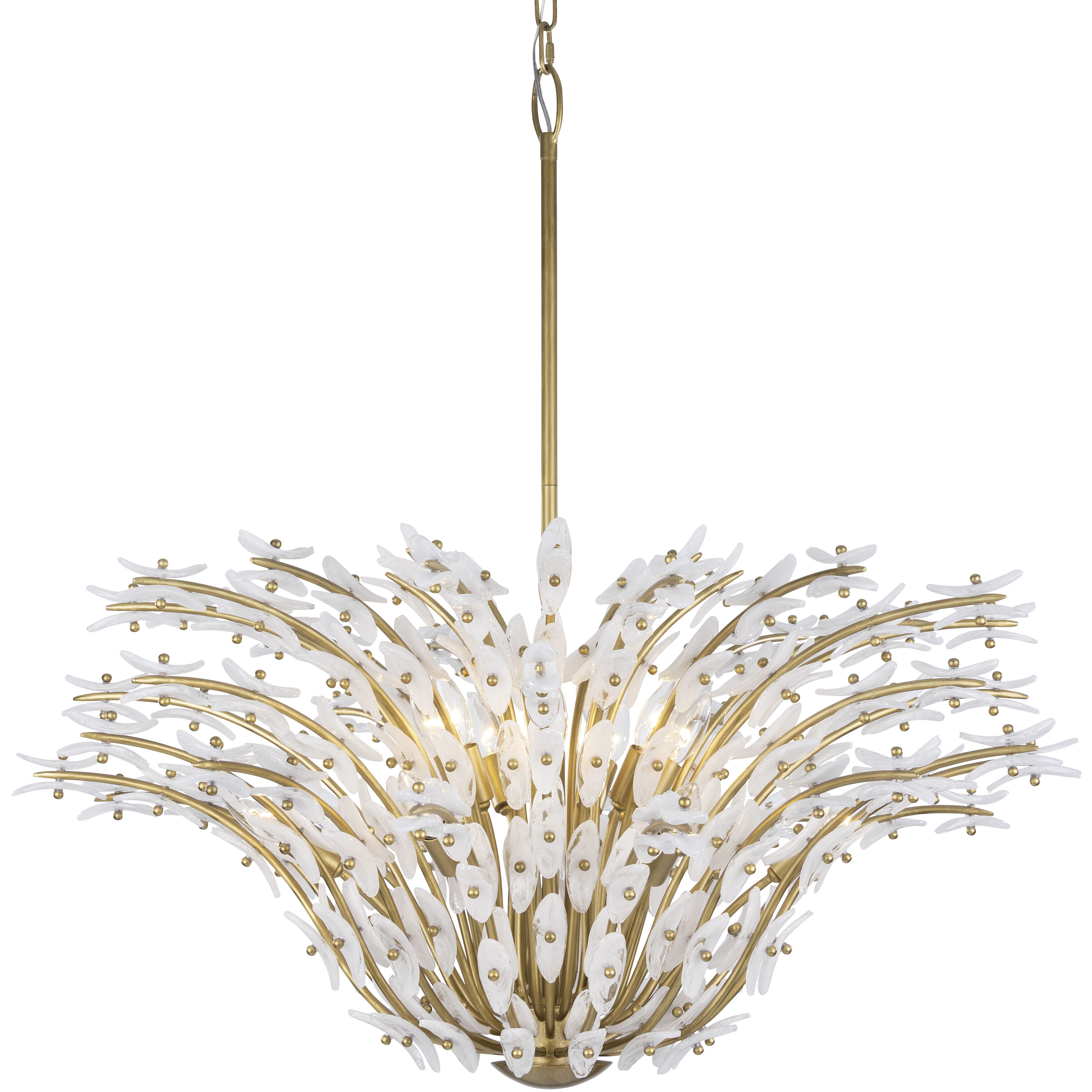 Sorra 14 Light 40 inch Painted Legacy Brass Chandelier Ceiling Light