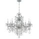 Maria Theresa 9 Light 28 inch Polished Chrome Chandelier Ceiling Light in Clear Spectra