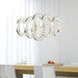 Celina LED 26 inch Chrome Pool Table Light Ceiling Light
