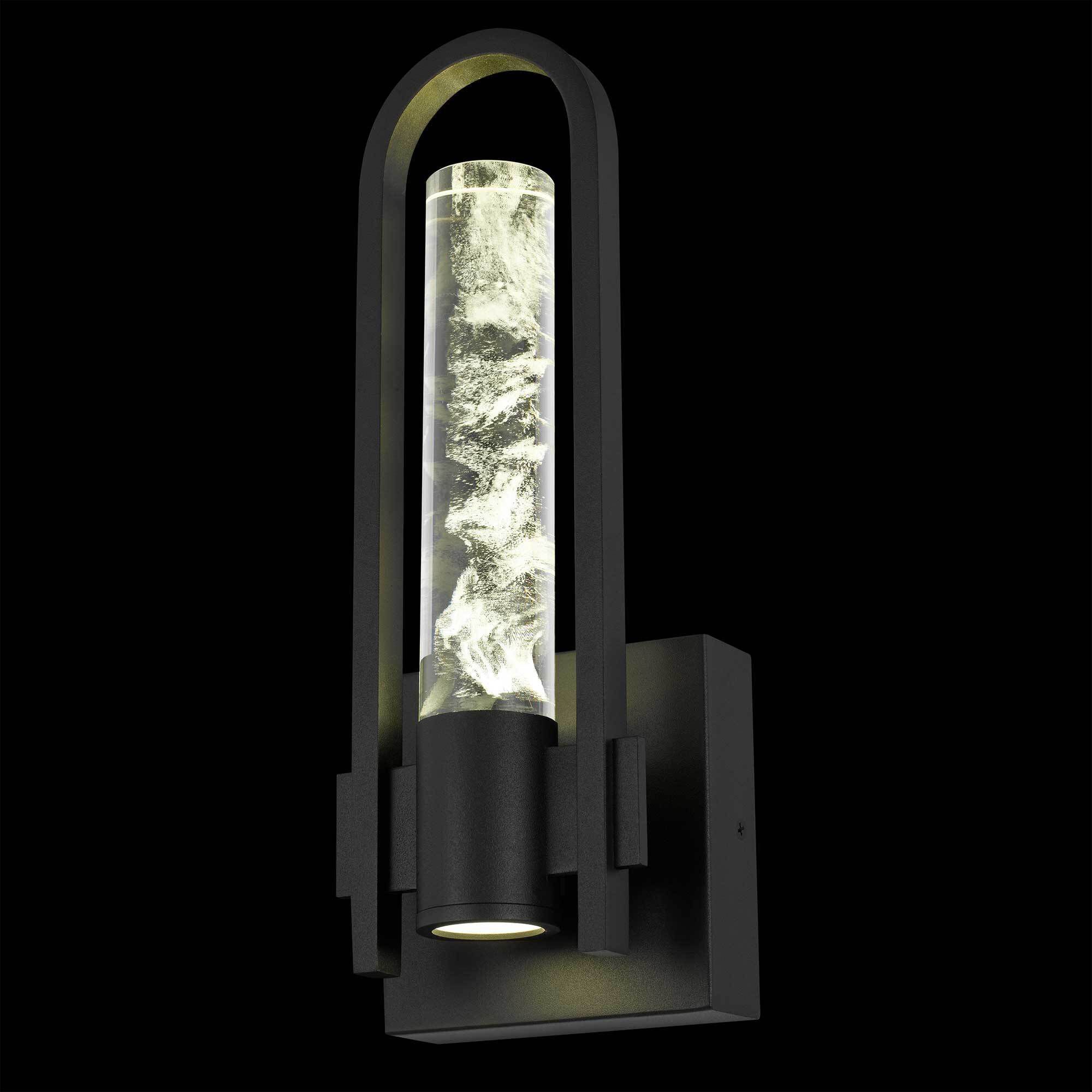 Arch LED 12.75 inch Sand Black Outdoor Wall Sconce